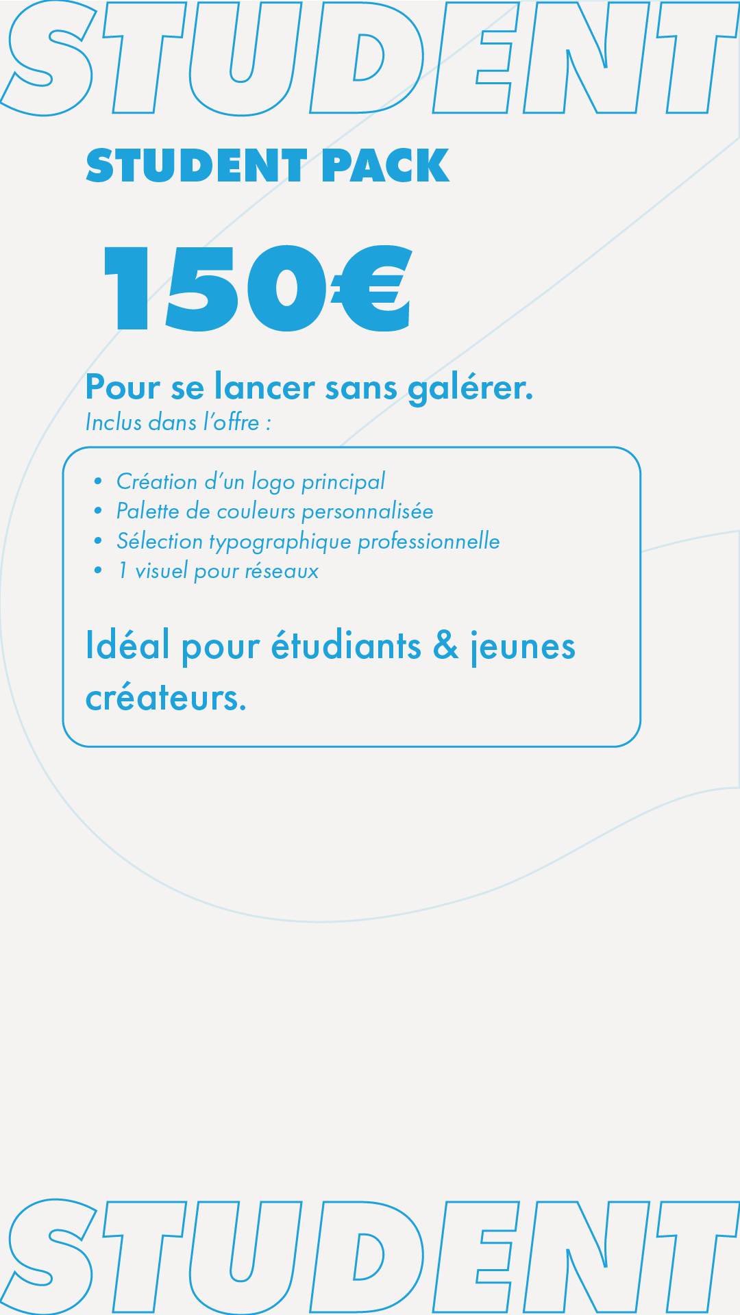 Student Pack - 150€